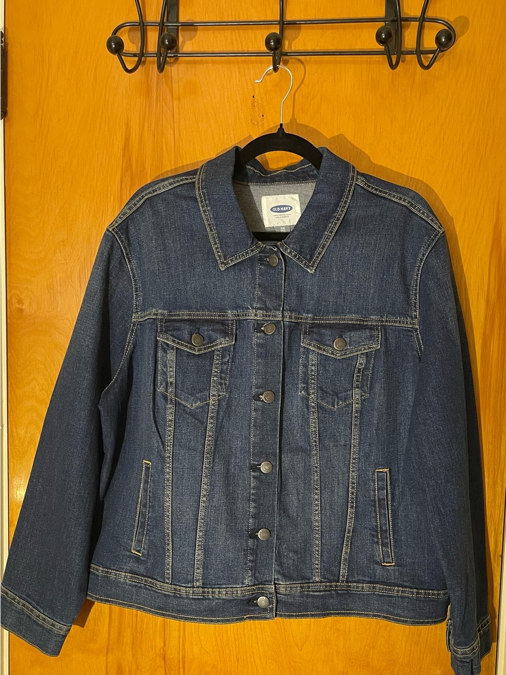Old Navy Dark Blue Denim Truck Jacket